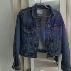 Old navy cropped jean jacket